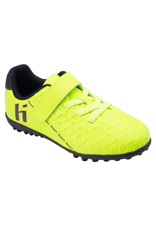 Huari - Buty Piłkarskie Teen Jusino. Kolor: czarny, zielony, wielokolorowy, żółty. Sport: piłka nożna
