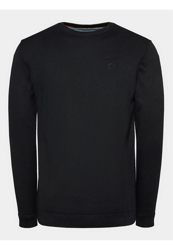 INDICODE Sweter Wildman 35-697 Czarny Regular Fit. Kolor: czarny. Materiał: bawełna