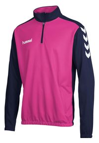 Bluza piłkarska dla dzieci Hummel Core Kids 1/2 Zip Sweat. Kolor: niebieski, wielokolorowy, różowy. Sport: piłka nożna