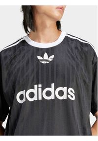 Adidas - adidas T-Shirt adicolor IU2341 Czarny Loose Fit. Kolor: czarny. Materiał: syntetyk