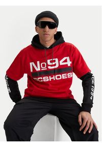 DC Shoes Bluza Dryden ADYFT03411 Czerwony Regular Fit. Kolor: czerwony. Materiał: syntetyk #4