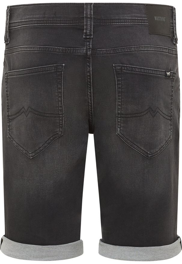 Mustang - MĘSKIE SZORTY MUSTANG Chicago Shorts Z Denim Black 1015693 4000 881. Materiał: denim