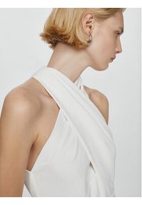 mango - Mango Kombinezon Julia 67056343 Biały Regular Fit. Kolor: biały. Materiał: syntetyk #8