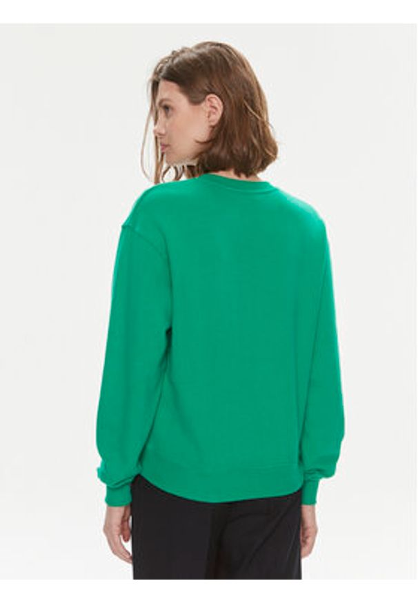 TOMMY HILFIGER - Tommy Hilfiger Bluza Flag WW0WW41246 Zielony Relaxed Fit. Kolor: zielony. Materiał: bawełna