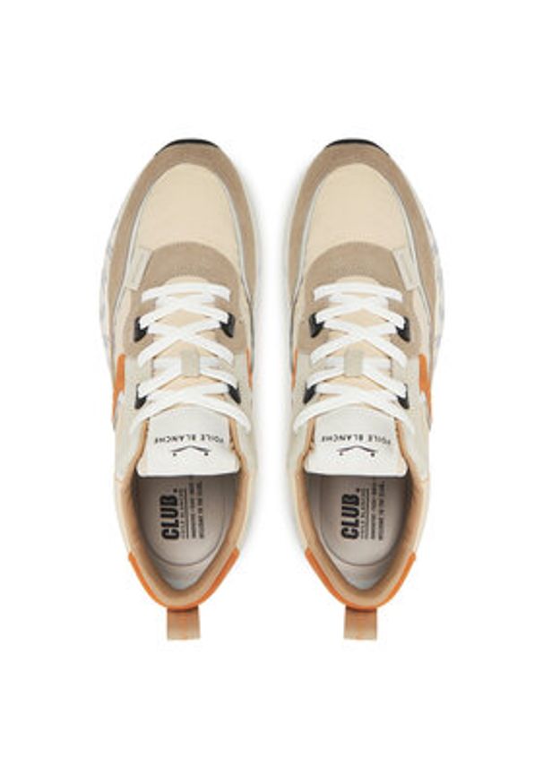 Voile Blanche Sneakersy Clubo1 0012017465.12.1D66 Beżowy. Kolor: beżowy. Materiał: materiał