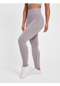 Legginsy damskie Hummel MT Flow. Kolor: wielokolorowy, niebieski, fioletowy. Materiał: dzianina