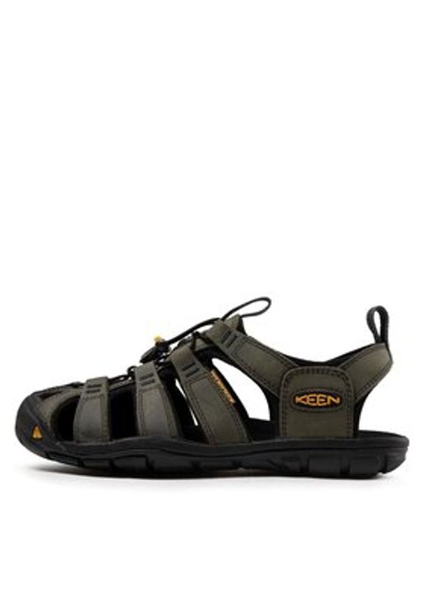 keen - Keen Sandały Clearwater Cnx Leather 1013107 Szary. Kolor: szary. Materiał: nubuk, skóra