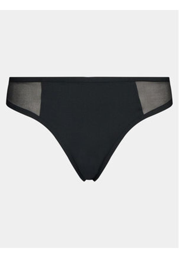 Calvin Klein Swimwear Dół od bikini KW0KW02329 Czarny. Kolor: czarny. Materiał: syntetyk