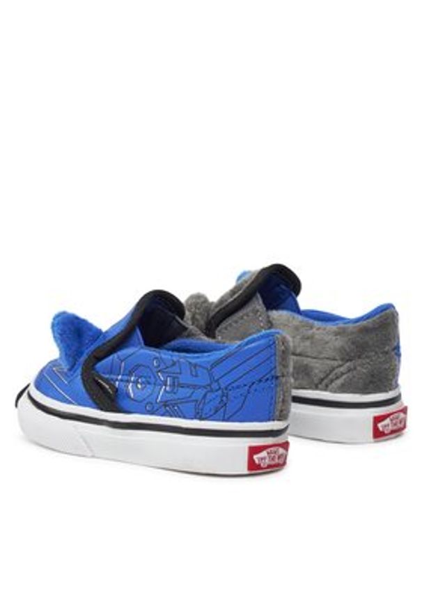 Vans Tenisówki Slip-On V Cyber Wolf VN000BVDY311 Szary. Zapięcie: bez zapięcia. Kolor: szary. Materiał: materiał