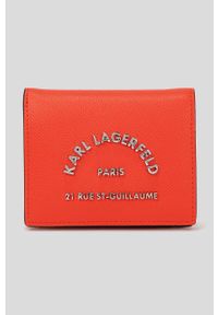 Karl Lagerfeld portfel damski kolor czerwony. Kolor: czerwony. Materiał: poliester #1