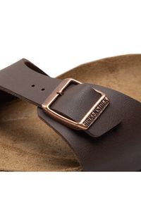 Birkenstock Klapki Madrid Bs 40391 Brązowy. Kolor: brązowy. Materiał: skóra #6