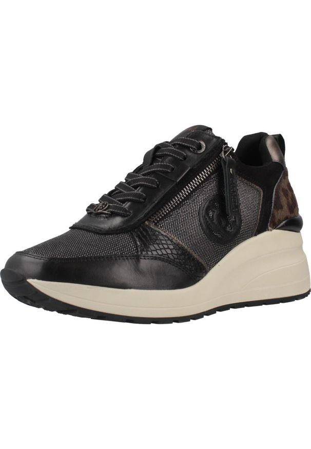 Carmela - Buty CARMELA 169392 Czarny. Kolor: czarny. Materiał: skóra, tkanina. Styl: sportowy