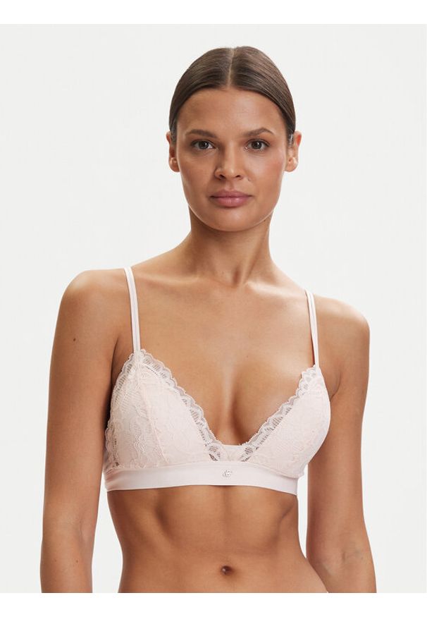 BOSS Biustonosz braletka Blossom 50556193 Różowy jasny. Kolor: różowy. Materiał: syntetyk