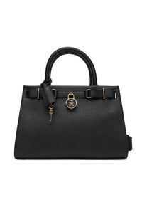 TOMMY HILFIGER - Tommy Hilfiger Torebka American Icon Mini Tote Leather AW0AW17188 Czarny. Kolor: czarny. Materiał: skórzane