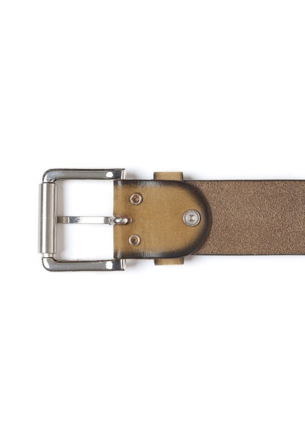 Tom Tailor - TOM TAILOR PASEK SKÓRZANY SOPO-TT376 561 40mm Ledergürtel RO2689. Materiał: skóra. Wzór: paski. Styl: klasyczny