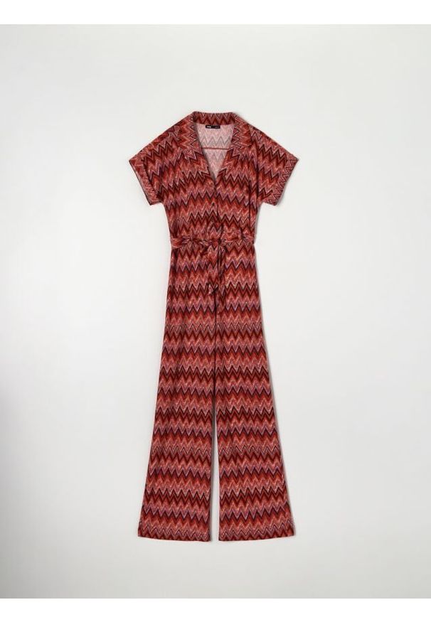 Sinsay - Kombinezon ze wzorem - wielobarwny