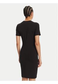 Versace Jeans Couture Sukienka codzienna 78HAOS04 Czarny Slim Fit. Okazja: na co dzień. Kolor: czarny. Materiał: bawełna. Typ sukienki: proste. Styl: casual #4