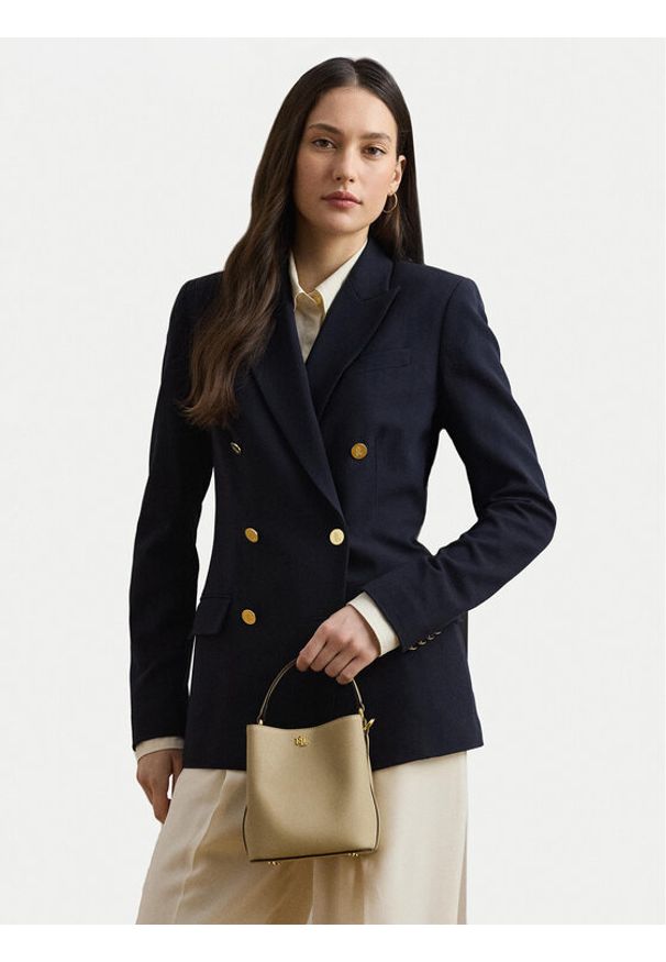 Lauren Ralph Lauren - LAUREN RALPH LAUREN Torebka 431969365004 Beżowy. Kolor: beżowy. Materiał: skórzane