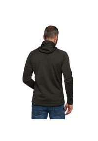 Bluza polarowa męska Black Diamond Factor Hoody. Kolor: zielony. Materiał: polar. Sport: turystyka piesza