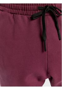 Vision Of Super Spodnie dresowe VS00338 Bordowy Regular Fit. Kolor: czerwony. Materiał: bawełna #3