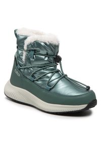 Śniegowce CMP Sheratan Wmn Lifestyle Shoes Wp 30Q4576 Mineral Green E111. Kolor: zielony. Materiał: materiał
