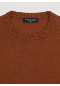 Pako Lorente - PAKO LORENTE – Rudy sweter męski. Okazja: na co dzień. Kolor: niebieski, brązowy. Materiał: nylon, wiskoza. Sezon: jesień. Styl: casual #5