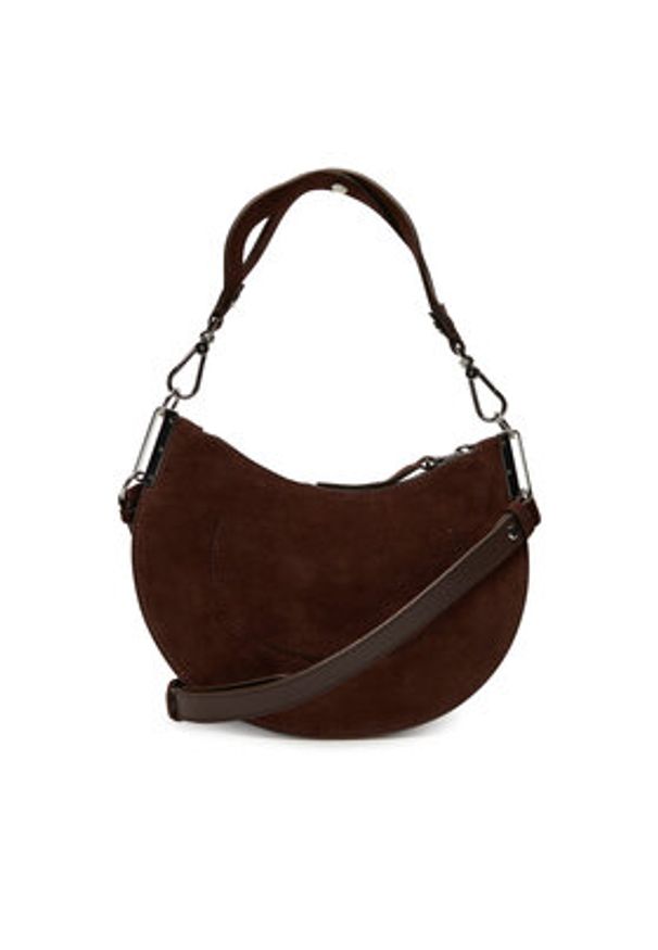 Coccinelle Torebka QKG Coccinellesunup Suede E1 QKG 13 03 Brązowy. Kolor: brązowy. Materiał: zamszowe, skórzane