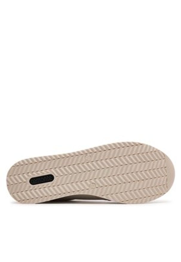 Remonte Sneakersy D1322-60 Beżowy. Kolor: beżowy. Materiał: skóra