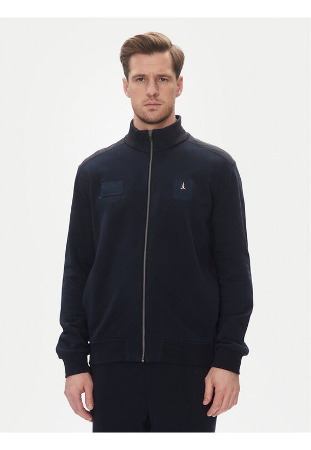 Aeronautica Militare Bluza 251FE1997F584 Granatowy Regular Fit. Kolor: niebieski. Materiał: bawełna