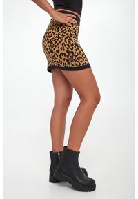 Spódnica mini w panterkę DKNY. Wzór: motyw zwierzęcy #2