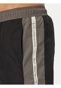 EA7 Emporio Armani Szorty kąpielowe 7M001679 AF21070 MC429 Czarny Regular Fit. Kolor: czarny. Materiał: syntetyk #2