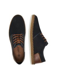 Rieker Półbuty CEO-B5249-00 Czarny. Kolor: czarny. Materiał: materiał #6