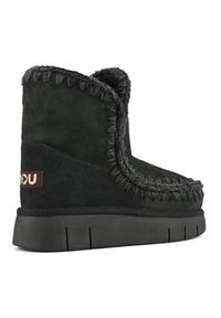 Mou - MOU Eskimo 18 bounce Śniegowce damskie. Okazja: na co dzień. Kolor: czarny. Materiał: materiał, wełna, zamsz. Szerokość cholewki: normalna. Sezon: zima. Styl: elegancki, klasyczny, casual #2