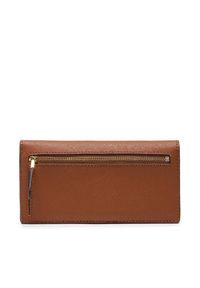 Lauren Ralph Lauren Duży Portfel Damski Slim Wallet 432802917010 Brązowy. Kolor: brązowy. Materiał: skóra #3