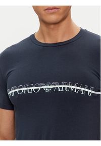 Emporio Armani Underwear T-Shirt 111035 4R729 00135 Granatowy Slim Fit. Kolor: niebieski. Materiał: bawełna