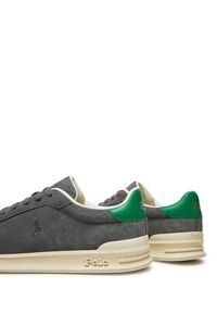 Polo Ralph Lauren Sneakersy Heritage Court II 809955691004 Szary. Kolor: szary. Materiał: zamsz, skóra #7