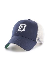 47 Brand - 47brand czapka Detroit Tigers kolor granatowy z aplikacją. Kolor: niebieski. Wzór: aplikacja
