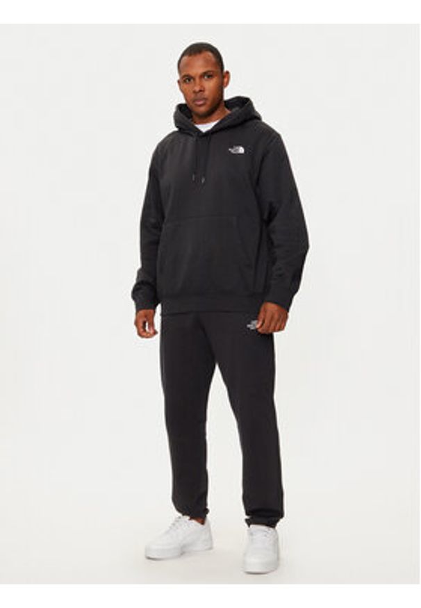 The North Face Bluza Essential NF0A89ES Czarny Regular Fit. Kolor: czarny. Materiał: bawełna