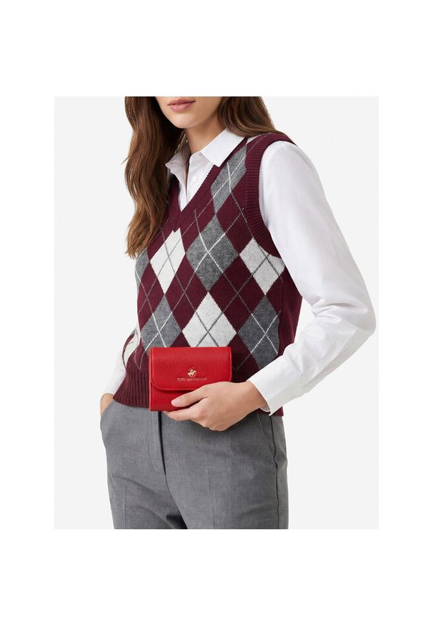 Portfel Beverly Hills Polo Club. Kolor: czerwony