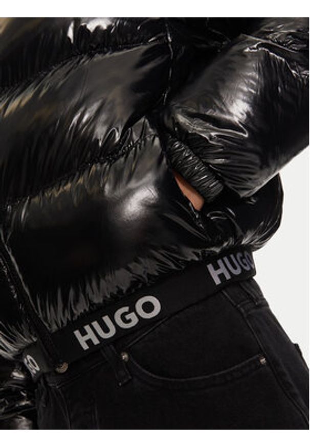 Hugo - HUGO Kurtka zimowa Faryne-2 50522380 Czarny Regular Fit. Kolor: czarny. Materiał: syntetyk. Sezon: zima