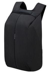 Samsonite Securipak 2.0 15.6'' czarny. Kolor: czarny. Materiał: tkanina, materiał. Styl: młodzieżowy, elegancki