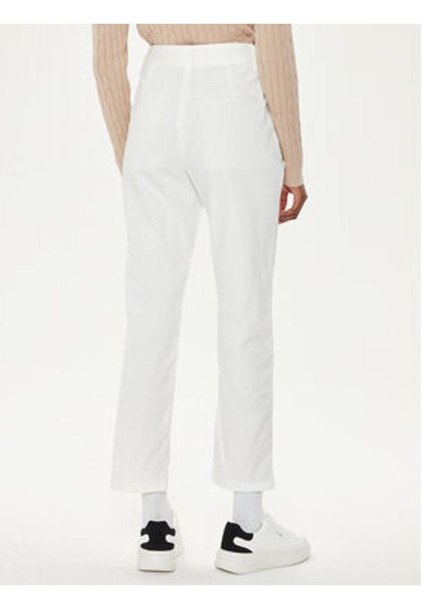 GANT - Gant Chinosy 4150261 Biały Slim Fit. Kolor: biały. Materiał: bawełna