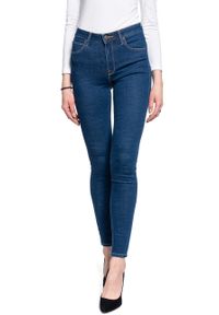 Lee - DAMSKIE SPODNIE JEANSOWE LEE Scarlett High DARK MONO L626PQXM