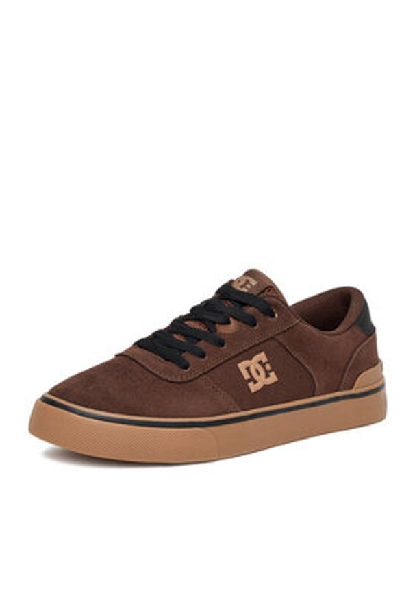 DC Tenisówki CEO-AW257501 Brązowy. Kolor: brązowy. Materiał: zamsz, skóra