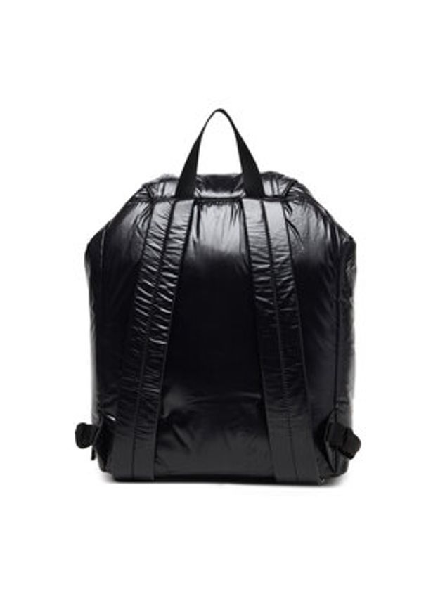 Calvin Klein Plecak Pocket Nylon Flap Backpack LV04F3406G Czarny. Kolor: czarny. Materiał: skóra