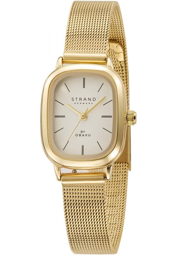 Zegarek damski Strand S755LXGIMG złoty. Kolor: złoty
