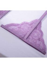 Intica - Koronkowa bielizna z półmiseczkami regulowane ramiączka Rebekah. Kolor: fioletowy. Materiał: koronka. Wzór: koronka #9