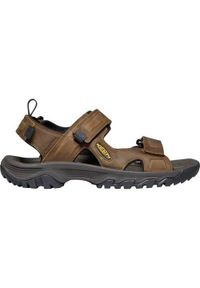 keen - Buty do chodzenia męskie Keen Sandały Męskie Targhee Iii Open Toe Bisonmul. Nosek buta: otwarty. Zapięcie: rzepy. Kolor: brązowy. Materiał: materiał, skóra, syntetyk. Sport: turystyka piesza