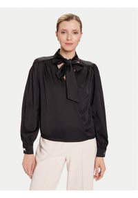 Rinascimento Koszula CFC0125148003 Czarny Regular Fit. Kolor: czarny. Materiał: syntetyk