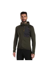Bluza z kapturem Kilpi Merini. Typ kołnierza: kaptur. Kolor: zielony. Materiał: wełna. Sport: turystyka piesza #1